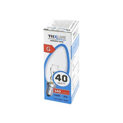 Ampoule industrielle C35 E14/40W/230V 2700K