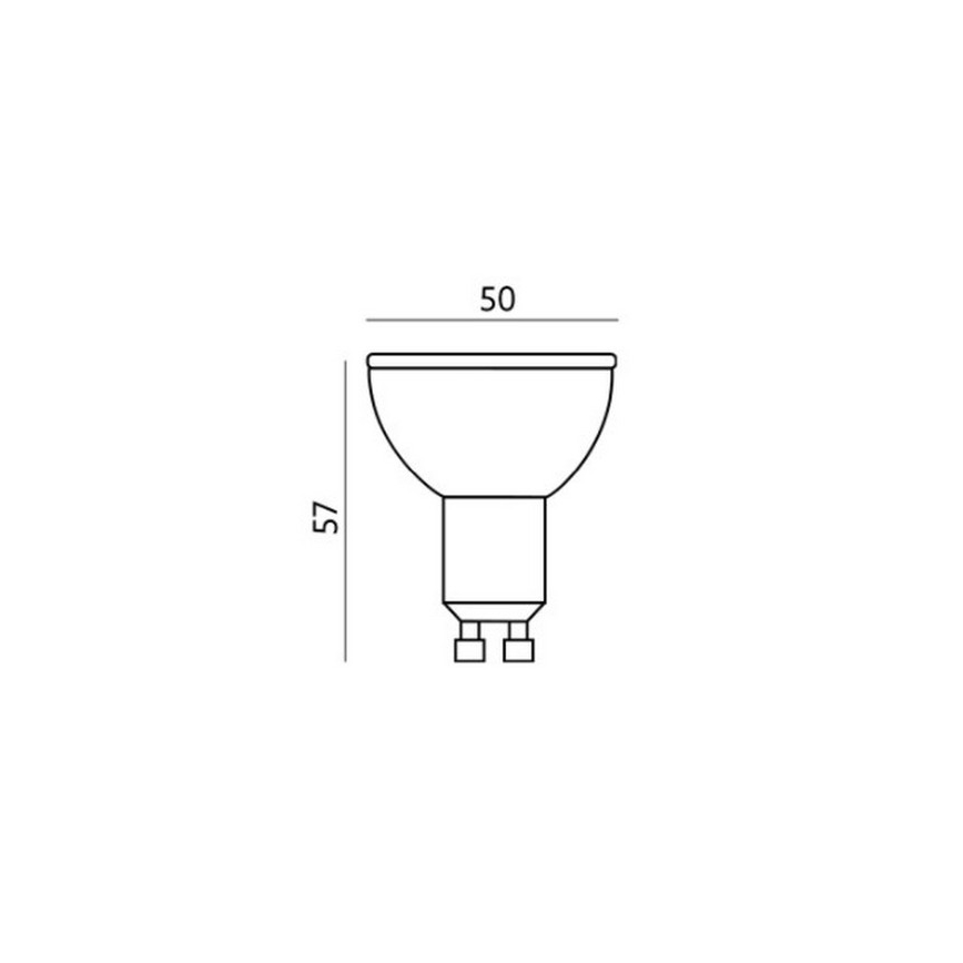 Ampoule intelligente à intensité variable LED RGB  GU10/5W/230V 2700-6500K WiFi Tuya