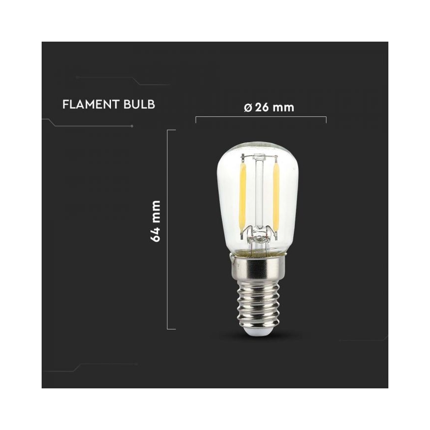 Ampoule LED à filament ST26 E14/2W/230V 3000K