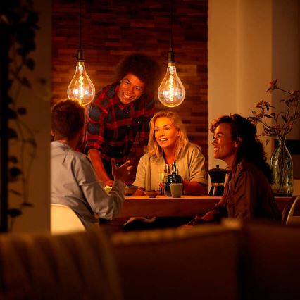 Ampoule LED à intensité modulable G125 E27/5W/230V - Lucide 49017/05/62