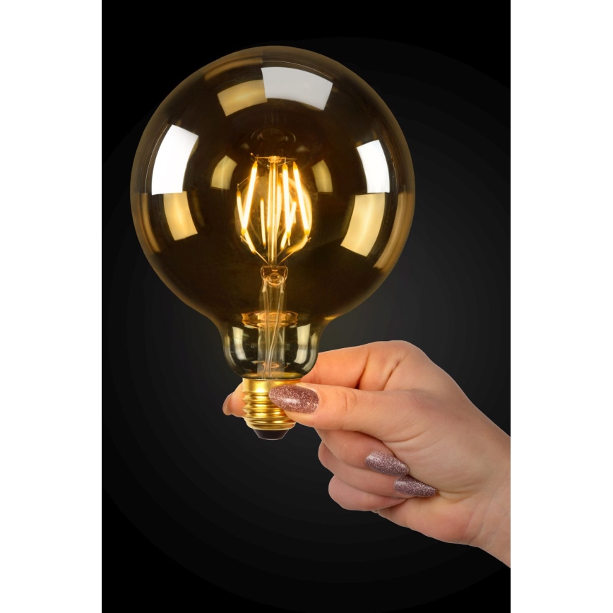 Ampoule LED à intensité modulable G125 E27/5W/230V - Lucide 49017/05/62
