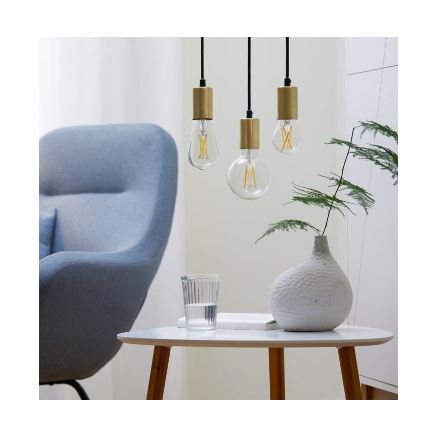 Ampoule LED à intensité variable FILAMENT A60 E27/6,7W/230V 2700-6500K CRI 90 Wi-Fi - WiZ