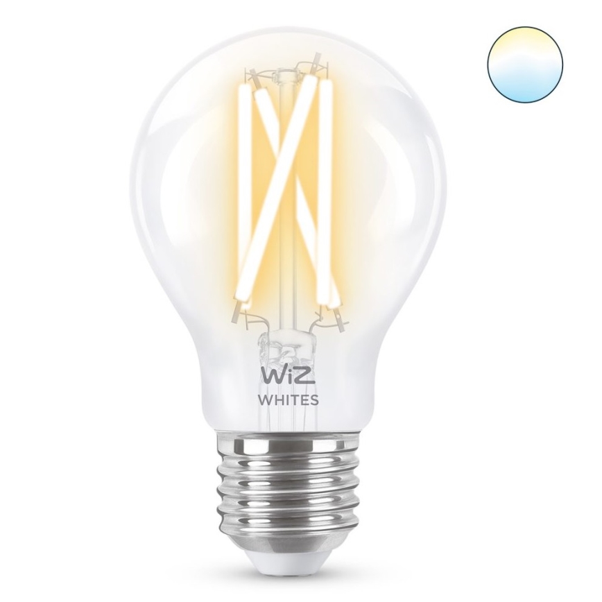 Ampoule LED à intensité variable FILAMENT A60 E27/6,7W/230V 2700-6500K CRI 90 Wi-Fi - WiZ