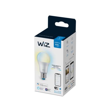 Ampoule LED à intensité variable A60 E27/8W/230V 2700-6500K CRI 90 Wi-Fi - WiZ