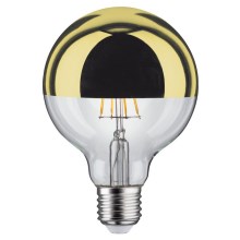 Ampoule LED à intensité variable avec tête miroir GLOBE G95 E27/6,5W/230V 2700K doré - Paulmann 28675