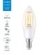Ampoule LED à intensité variable FILAMENT C35 E14/4,9W/230V 2700-6500K CRI 90 Wi-Fi - WiZ