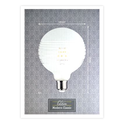 Ampoule LED à intensité variable CLASSIC G125 E27 / 4.5W / 230V 2600K - Paulmann 28744