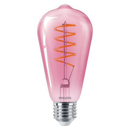 Ampoule LED à intensité variable DECO Philips ST64 E27/4,5W/230V 1800K