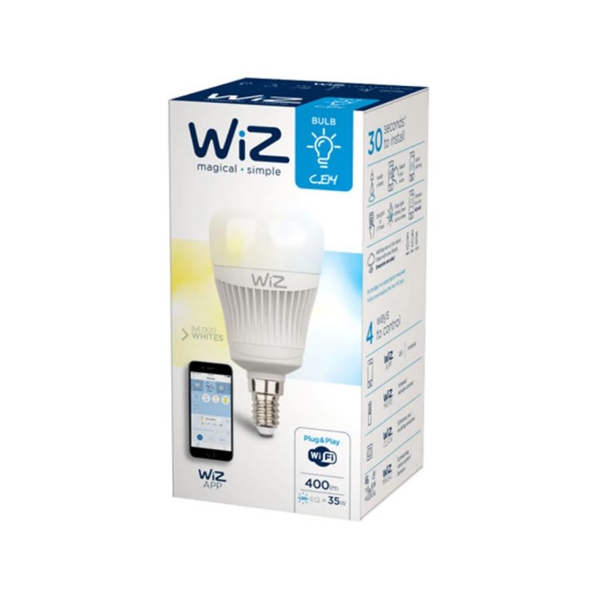 Ampoule LED à intensité variable E14/6,5W/230V 2700-6500K Wi-Fi - WiZ