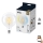 Ampoule LED à intensité variable FILAMENT G125 E27/7W/230V 2700-6500K CRI 90 Wi-Fi - WiZ