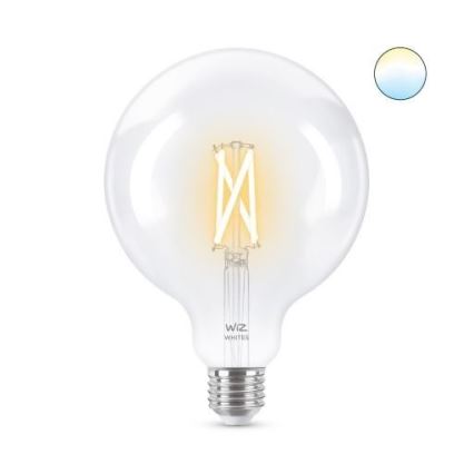 Ampoule LED à intensité variable FILAMENT G125 E27/7W/230V 2700-6500K CRI 90 Wi-Fi - WiZ