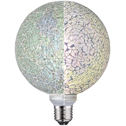 Ampoule LED à intensité variable MOSAIC G125 E27 / 5W / 230V 2700K - Paulmann 28745