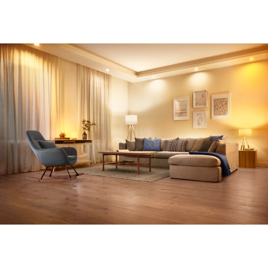 Ampoule LED à intensité variable PAR16 GU10/4,7W/230V 2700-6500K CRI 90 Wi-Fi - WiZ