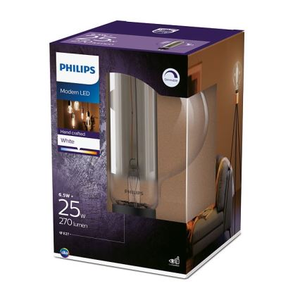 Ampoule LED à intensité variable Philips E27/6,5W/230V 3000K