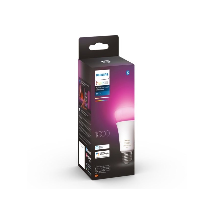 Ampoule LED à intensité variable Philips Hue White And Color Ambiance E27/13,5W/230V 2000-6500K