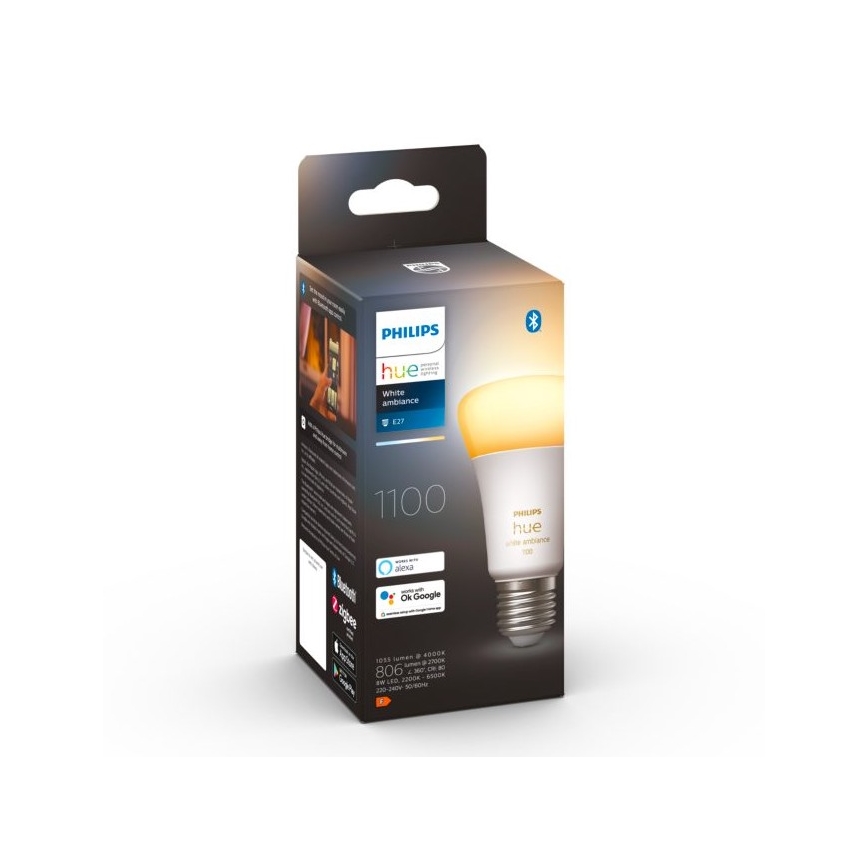 Ampoule LED à intensité variable Philips Hue WHITE AMBIANCE E27/8W/230V 2200-6500K
