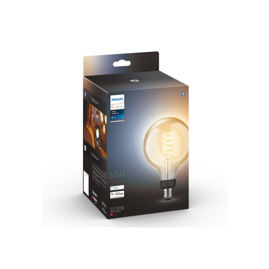 Ampoule LED à intensité variable Philips Hue WHITE AMBIANCE G125 E27/7W/230V 2200-4500K