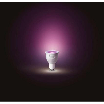 Ampoule LED à intensité modulable Philips HUE WHITE AND COLOR AMBIANCE GU10/5,7W/230V
