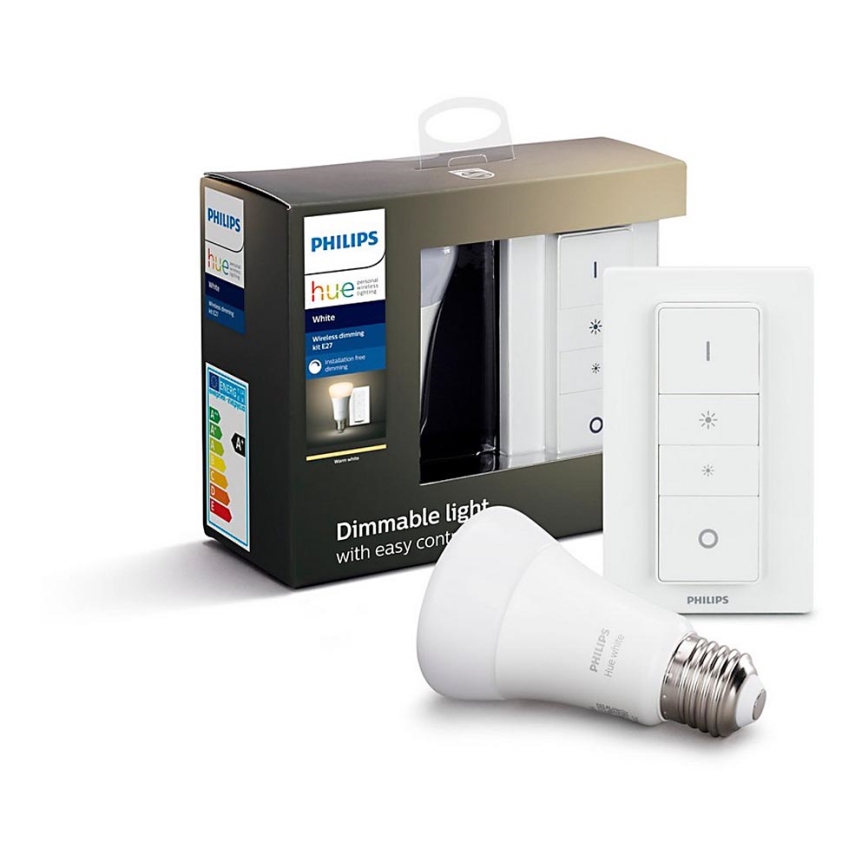 Ampoule LED à intensité variable Philips Hue WHITE E27/9W/230V 2700K