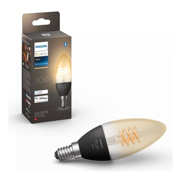 Ampoule LED à intensité variable Philips Hue WHITE FILAMENT E14/4,5W/230V 2100K