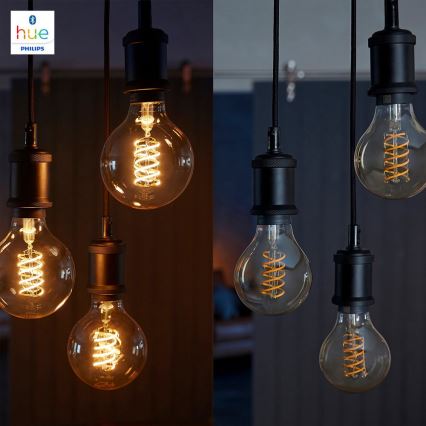 Ampoule LED à intensité modulable Philips HUE WHITE FILAMENT G93 E27/7W/230V