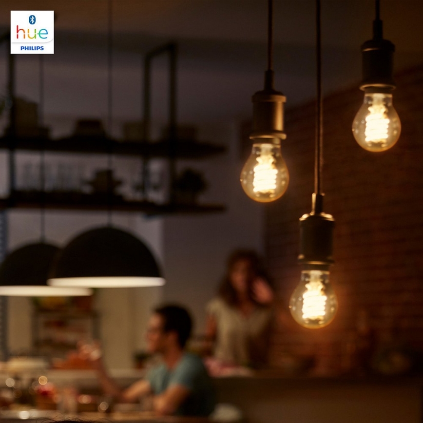 Ampoule LED à intensité modulable Philips HUE WHITE FILAMENT G93 E27/7W/230V