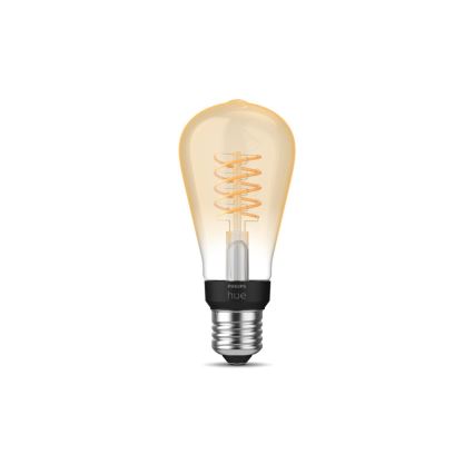 Ampoule LED à intensité variable Philips Hue WHITE FILAMENT ST64 E27/7W/230V 2100K