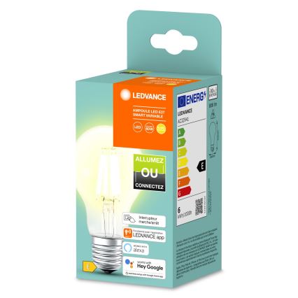 Ampoule LED à intensité variable SMART+ A60 E27/6W/230V 2700K - Ledvance