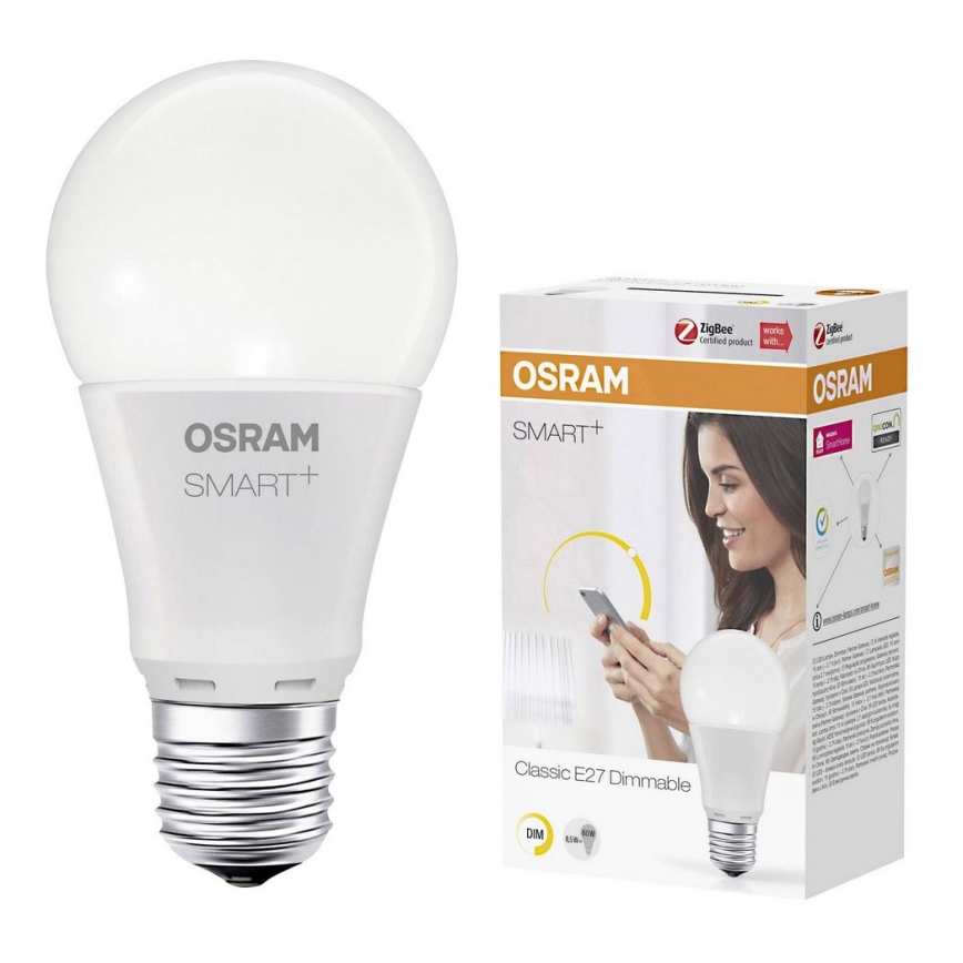 Ampoule LED à intensité variable SMART A60 E27/8,5W/230V 2700K - Osram