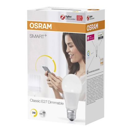 Ampoule LED à intensité variable SMART A60 E27/8,5W/230V 2700K - Osram