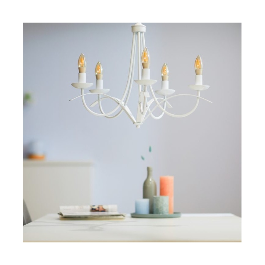 Ampoule LED à intensité variable VINTAGE FILAMENT C35 E14/4,9W/230V 2000-5000K CRI 90 Wi-Fi - WiZ