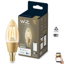 Ampoule LED à intensité variable VINTAGE FILAMENT C35 E14/4,9W/230V 2000-5000K CRI 90 Wi-Fi - WiZ