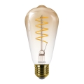 Ampoule LED à intensité variable VINTAGE Philips ST64 E27/4,5W/230V 1800K