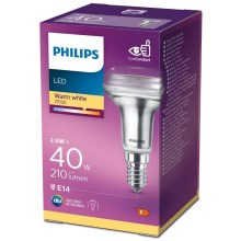 Ampoule LED à réflecteur Philips E14/2,8W/230V 2700K