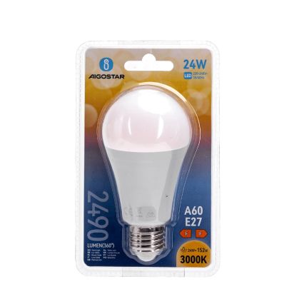 Ampoule LED A60 E27/24W/230V 3000K - Aigostar