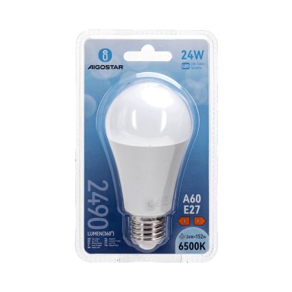Ampoule LED A60 E27/24W/230V 6500K - Aigostar