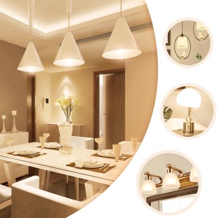 Ampoule LED A60 E27/8W/230V 330° 2700K - Aigostar