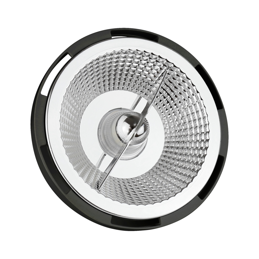 Ampoule LED AR111 GU10/12W/230V 3000K 15° noir