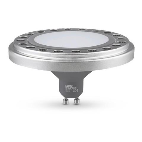 Ampoule LED AR111 GU10/12W/230V 3000K argent 120°