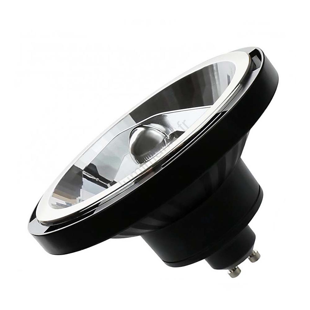 Ampoule LED AR111 GU10/12W/230V 3000K noire Lumimania