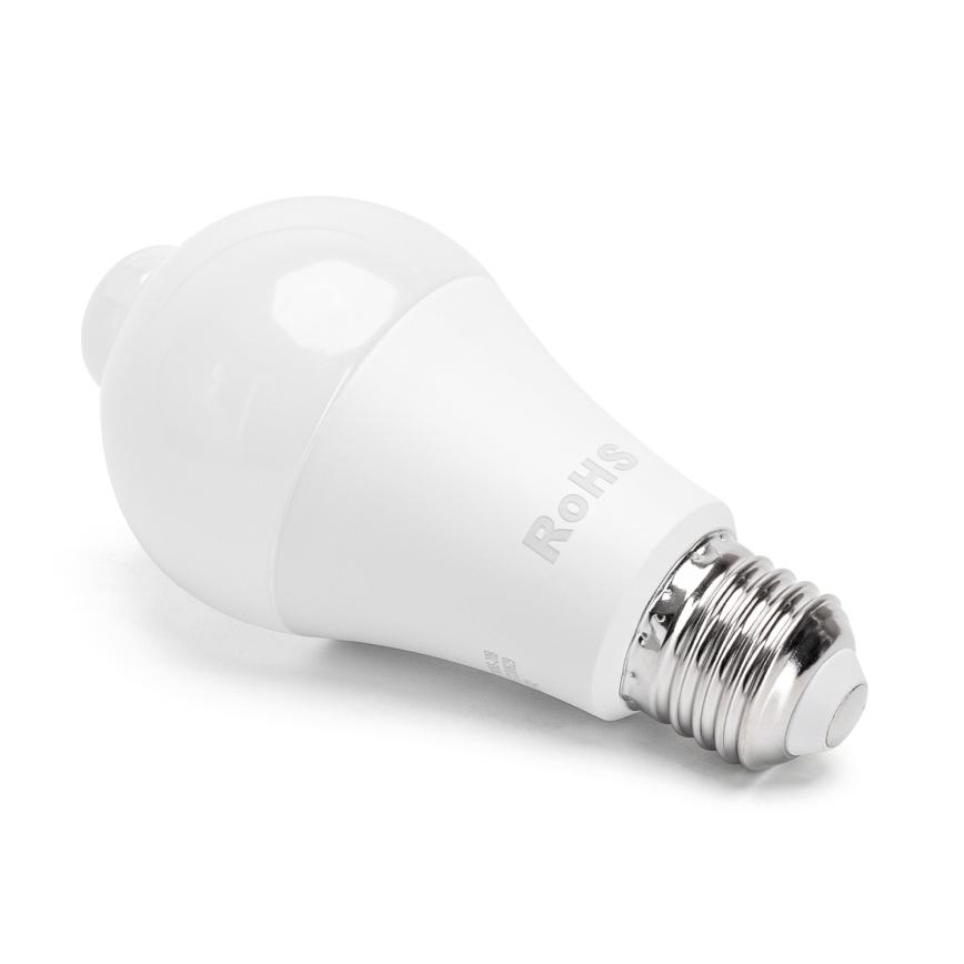 Ampoule LED avec détecteur de mouvement et capteur crépusculaire A60 E27/6W/230V 6500K - Aigostar