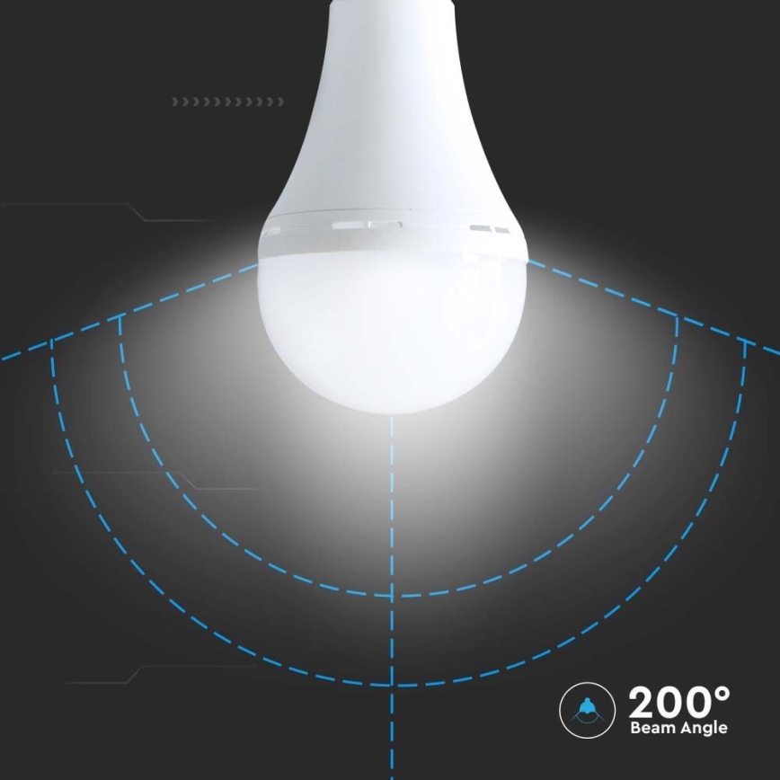 Ampoule LED avec mode d'urgence A80 E27/12W/230V 4000K