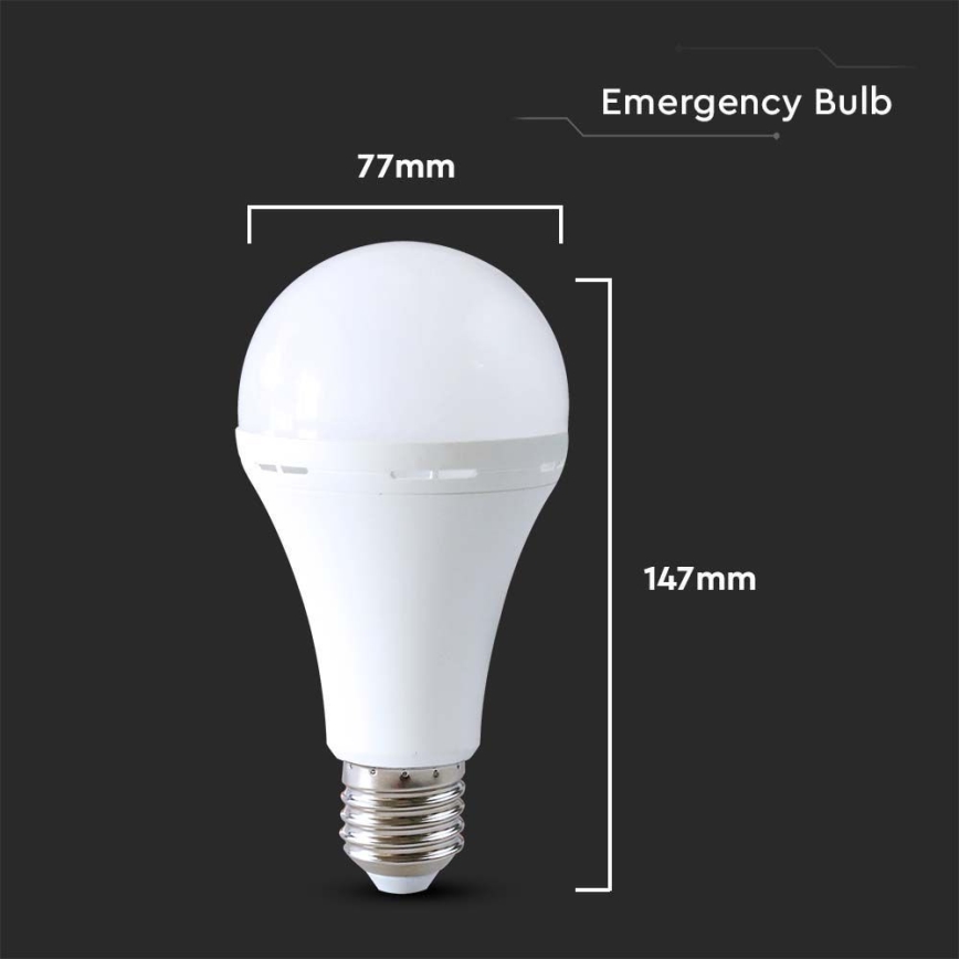 Ampoule LED avec mode d'urgence A80 E27/12W/230V 4000K