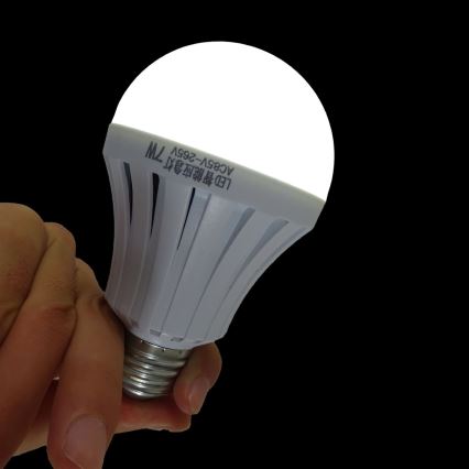 Ampoule LED Bulb avec batterie Li-Ion A70 E27/7W/230V 4000K - Fulgur 24016