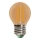 Ampoule LED CLASIC AMBER G45 E27/4W/230V 2200K -  Brilagi