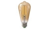 Ampoule LED CLASIC AMBER ST64 E27/10W/230V 2200K – Brilagi