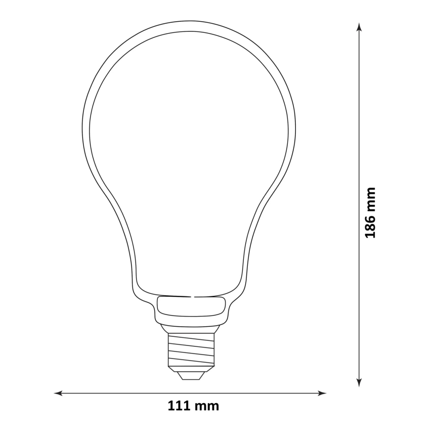 Ampoule LED DECO VINTAGE FILAMENT O110 E27/4W/230V 1800K