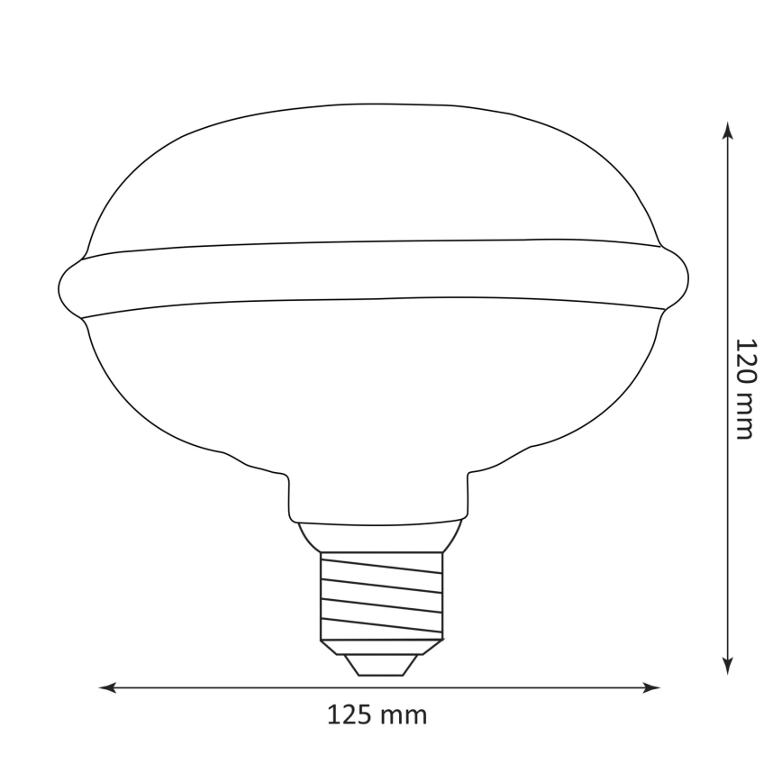 Ampoule LED DECO VINTAGE FILAMENT UFO130 E27/4W/230V 1800K