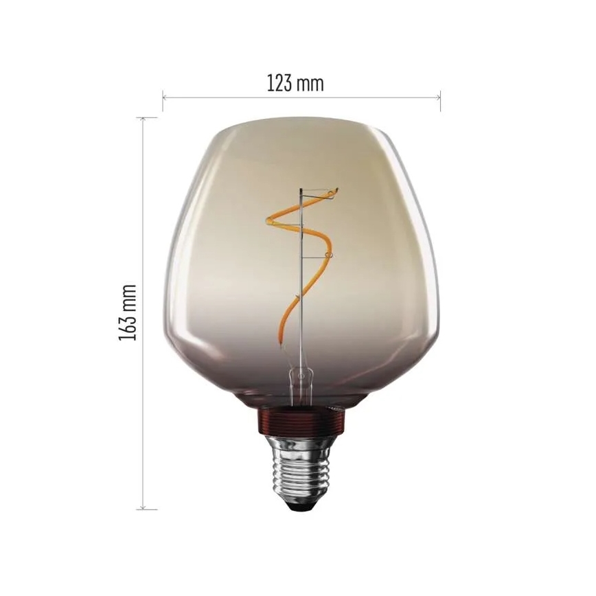 Ampoule LED DECO VINTAGE S123 E27/4W/230V 1800K