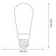 Ampoule LED DECO VINTAGE ST64 E27/3,5W/230V 1800K
